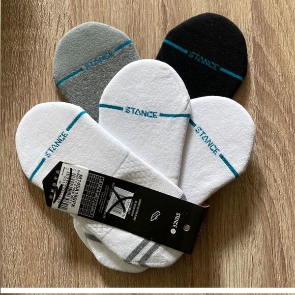 (5) New Stance No Show Socks, L - Picture 1 of 6